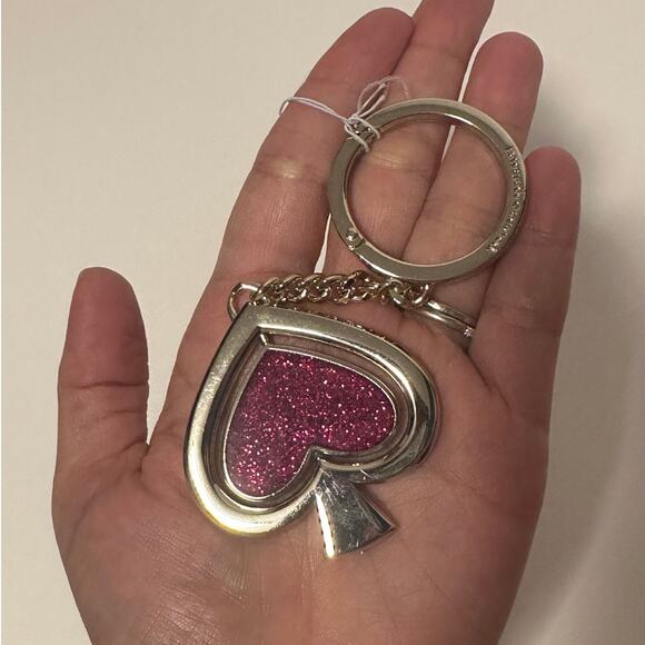 Kate Spade Swivel Spade Charm Key Chain Bag Charm - Picture 6 of 9